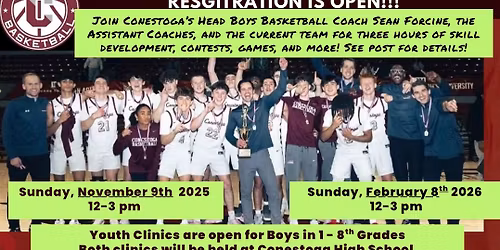 Conestoga HS Youth Clinic -Nov 9th 2025 