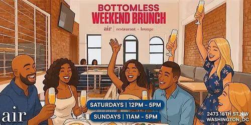 SUNDAY FUNDAY BRUNCH at AIR:Bottomless Mimosas & Bottomless Food