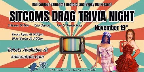 Sitcoms Drag Trivia Night