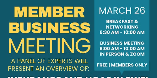 Member Business Meeting