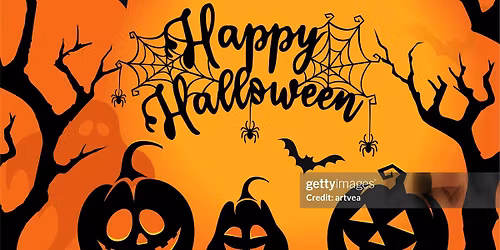 Halloween Trick or Treat  INSIDE MXP Shop (PAINT ON CANVAS KIDS WORKSHOP)
