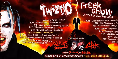 Twiztid at Palladium Worcester