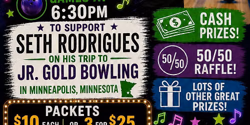 SINGO fundraiser for Seth's trip to Jr. Gold