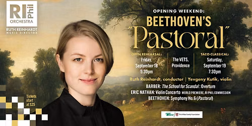RI Phil Open Rehearsal- Beethoven's "Pastoral"