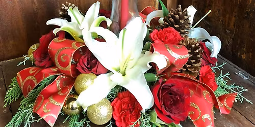 Floral Design Class- Christmas Centerpiece - $99