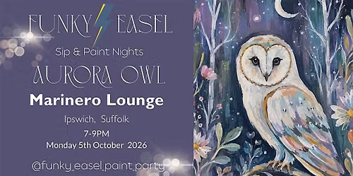 The Funky Easel Sip & Paint Party at Marinero Lounge