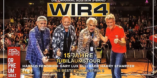 WIR4 \u2022 Die Original Austria 3-Band \u2022 Orpheum Graz