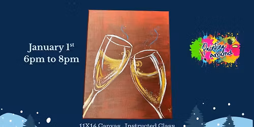 Cheers!To the New Year Canvas