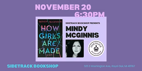 Sidetrack Bookshop presents Mindy McGinnis