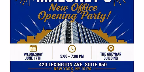 Councilmember Virginia Maloney's New Office Opening Party!