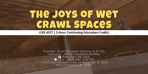 The Joys of Wet Crawl Spaces