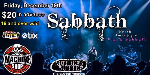 SABBATH at The Machine Shop