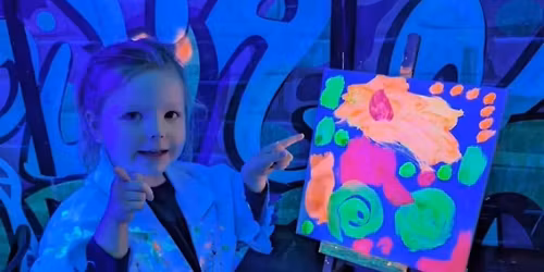 Toddler UV Painting