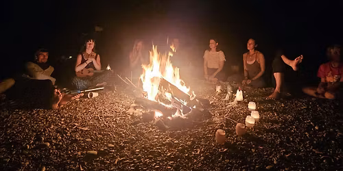 Feuerkreis der Begegnung zum Vollmond