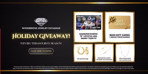HOLIDAY GIVEAWAY! - Woodbridge Jewelry Exchange