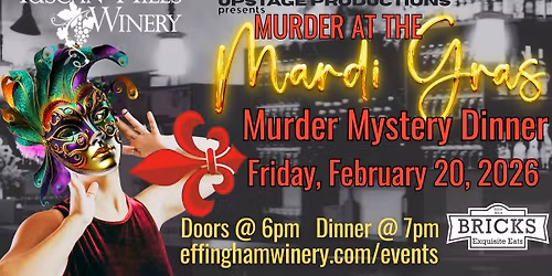 Murder At the Mardi Gras - Murder Mystery Dinner