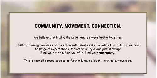Fabletics Run Club