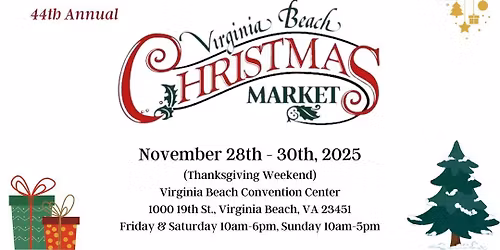 I am a Vendor at Virginia Beach Christmas Market - Vendor