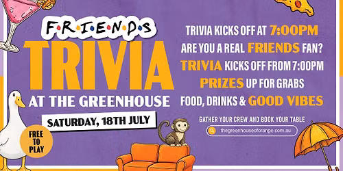 FRIENDS Trivia Night