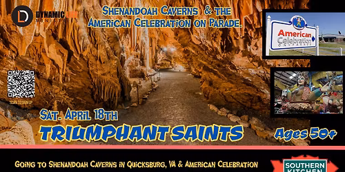 TS going to Shenandoah Caverns & American Celebration on Parade.