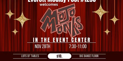 We're back at the Bloomington VFW in the BIG back room!