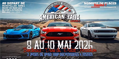American Fada - Week-End Bordelais - 8 au 10 Mai 2026
