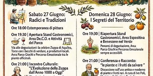 AQUILEA IN De.C.O.: L'APPUNTAMENTO CON LE NOTTI DEL GUSTO, DELLA SCIENZA ANTICA E DELLA TRADIZIONE C