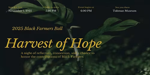 2025 Black Farmers Ball