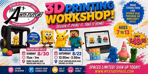 3D Printing Workshop Encino
