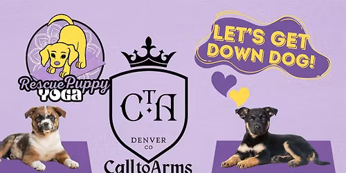 Rescue Puppy Yoga - Call to Arms Brewing Co.
