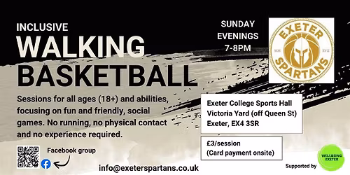 Mixed Walking Basketball (Exeter Spartans)