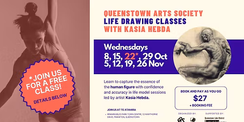 QAS Life Drawing Classes with Kasia Hebda - 8 Oct-26 Nov 2025