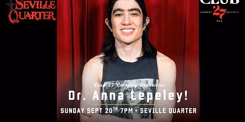 Comedy Night with Dr. Anna Lepeley!