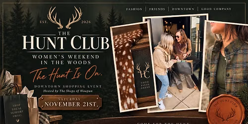 Women's Weekend In The Woods Shopping Event