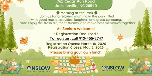 Sunshine & Memories Picnic (55+)