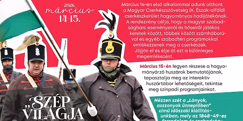 "Sz\u00e9p vil\u00e1gja a magyarnak" - Nyit\u00f3rendezv\u00e9ny