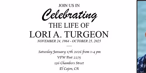 Lori Turgeon Celebration of Life