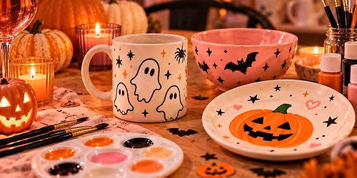 Halloween Pottery Sip & Paint