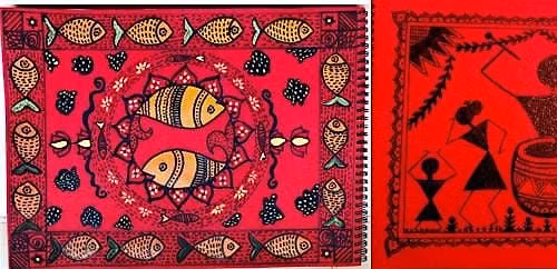 Warli and Madhubani Art Coasters Paint & Sip