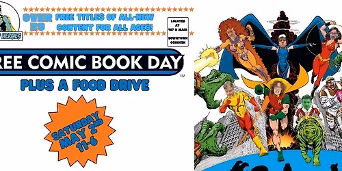 Free Comic Book Day 2026 (Plus a Food Drive!)