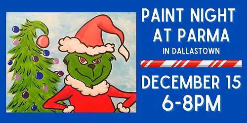 Grinchy Christmas Paint Night