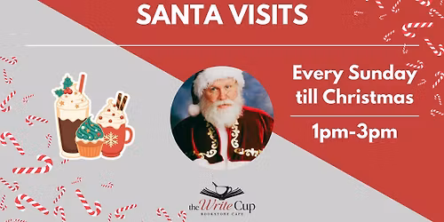 Santa Sundays at The Write Cup Bookstore Cafe