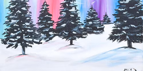 Toledo Paint and Sip Party - Colors of Winter