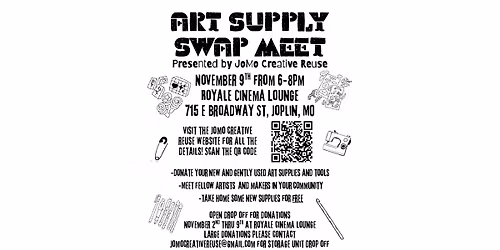 November Art Supply Swap Meet
