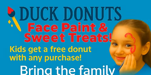 Face Paint & Sweet Treats at Duck Donuts Brooksville