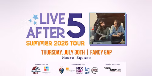 Live After 5 with Fancy Gap