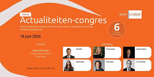 Actualiteitencongres Vereniging voor Sport en Recht