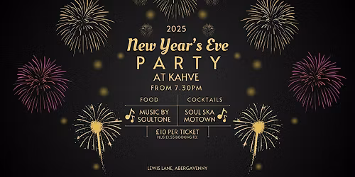 Kahve New Year\u2019s Eve Party 2025
