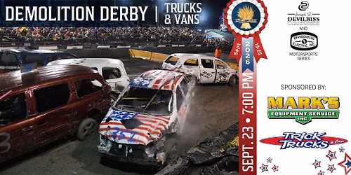 Demolition Derby Trucks and Vans at The Great Frederick Fair