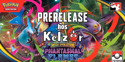 Pokemon Prerelease: Phantasmal Flames hos Kelzor (Holb\u00e6k)